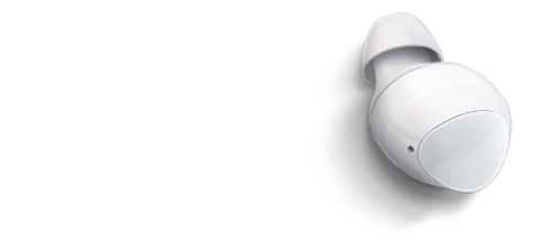 The single side of Galaxy Buds is shown.