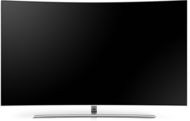 검정 화면의 QLED TV