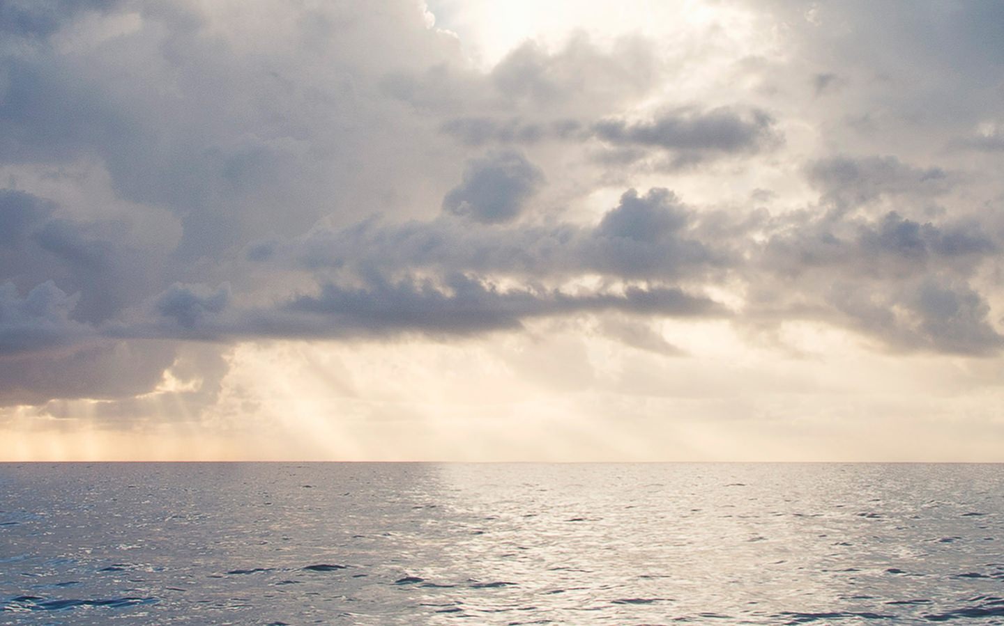 바다가 보이는 방안 유리벽에 QLED TV가 걸려 있습니다. 제품화면안에 배경으로 보이는 바다모습이 보여지고 있습니다.