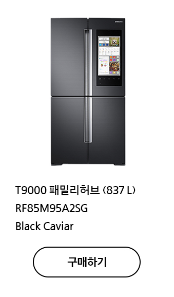 T9000 패밀리허브 (837 L) RF85M95A2SG Black Caviar 구매하기