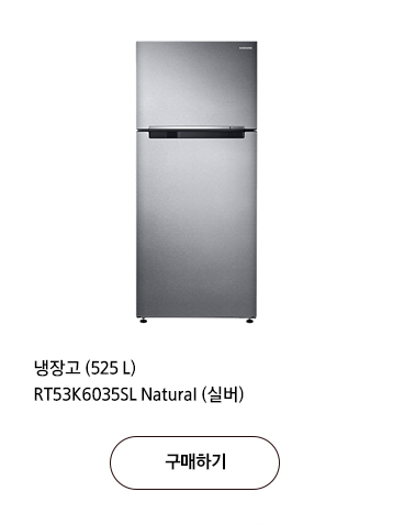 냉장고 (525 L) RT53K6035SL Natural (실버) 구매하기