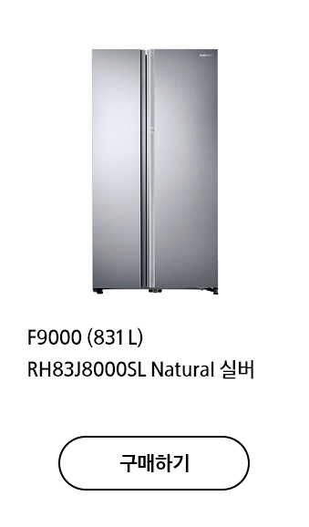 F9000 (831 L) RH83J8000SL Natural 실버 구매하기