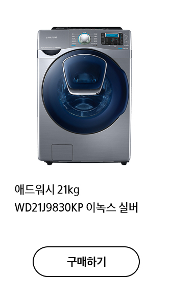 애드워시 21kg WD21J9830KP 이녹스 실버 구매하기