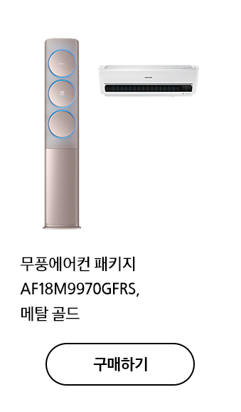 무풍에어컨 패키지 AF18M9970GFRS, 메탈 골드 구매하기