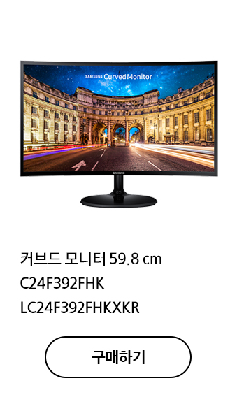 커브드 모니터 59.8 cm C24F392FHK LC24F392FHKXKR 구매하기